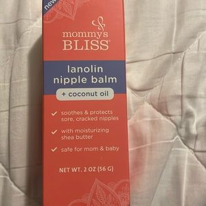 BRAND NEW - Mommy bliss online nipple balm with coconut oil.